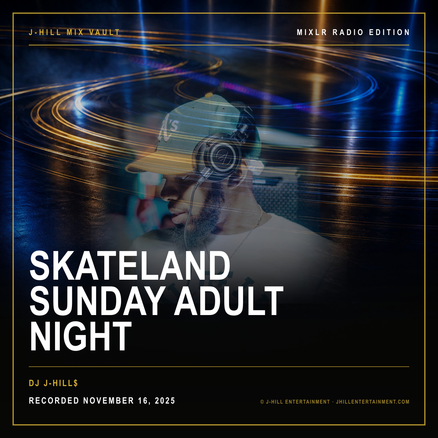 Cover artwork for Skateland Sunday Adult Night by DJ J-Hill$