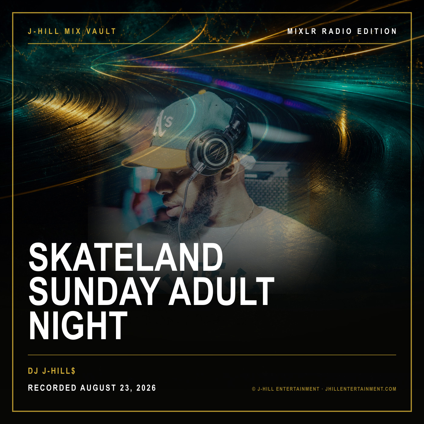 Cover artwork for Skateland Sunday Adult Night by DJ J-Hill$